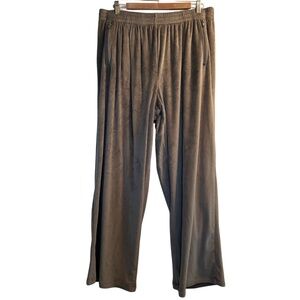 Women’s SKIMS Velour Wide Leg Lounge Pants in Grey Sz 2X